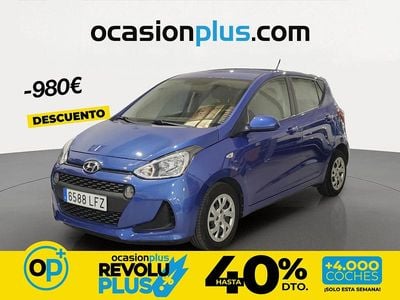 Usado Hyundai i10 66 CV (48 kW) 2020 Azul Utilitario
