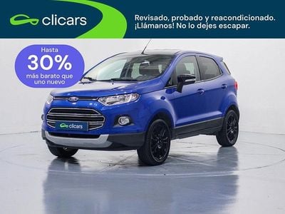 Usado Ford Ecosport Titanium 125 CV (91 kW) 2017 Azul SUV