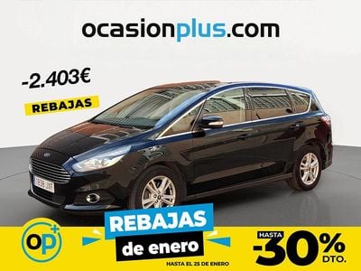 Negro Usado 2017 Ford S-MAX Titanium Monovolumen | 14.584 € (Buen precio)