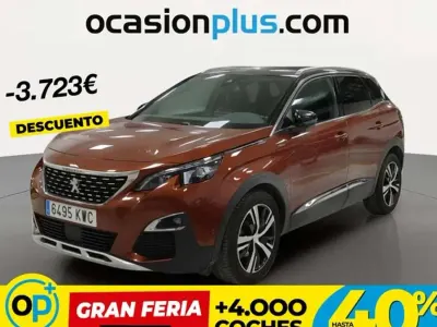 Usado Peugeot 3008 GT-line 131 CV (96 kW) 2019 Marrón SUV