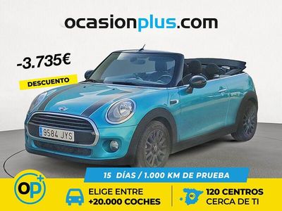 Azul Usado 2017 Mini Cooper D Cabriolet Descapotable | 16.565 € (Precio justo)