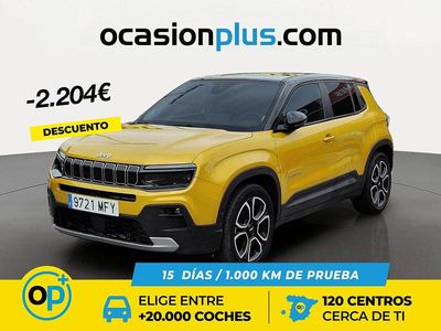 Amarillo Usado 2023 Jeep Avenger Summit SUV | 18.200 € (Precio justo)