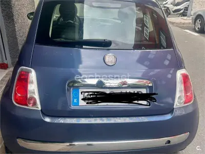 Usado Fiat 500 Lounge 69 CV (50 kW) 2014 Azul Berlina