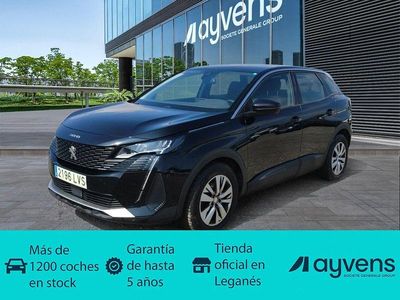 Usado Peugeot 3008 Active 130 CV (95 kW) 2021 Negro SUV