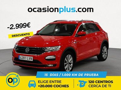 Rojo Usado 2021 VW T-Roc Advance SUV | 21.990 € (Un poco caro)