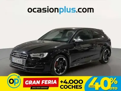 Usado Audi S3 Sportback 300 CV (220 kW) 2015 Negro Utilitario