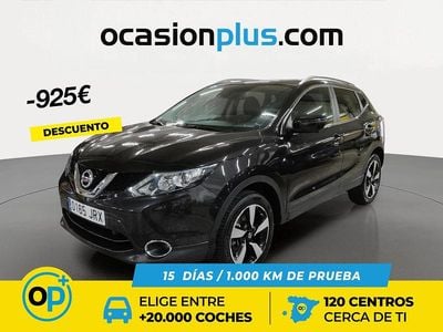 Usado Nissan Qashqai N-Connecta 110 CV (80 kW) 2016 Negro SUV