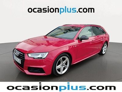 Usado Audi A4 S-Line 190 CV (139 kW) 2018 Rojo Familiar