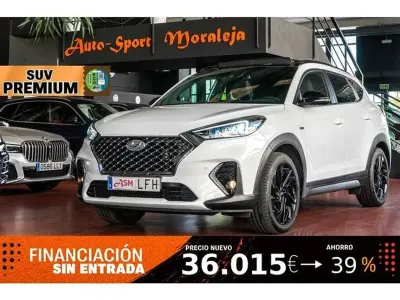 Usado Hyundai Tucson N Line 136 CV (100 kW) 2020 Blanco SUV