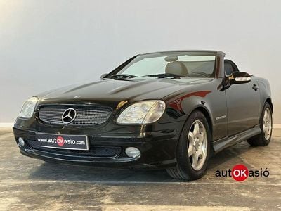 Negro Usado 2001 Mercedes SLK200 Descapotable | 8790 € (Precio justo)
