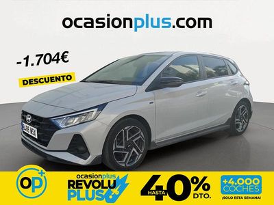 Usado Hyundai i20 N Line 79 CV (58 kW) 2024 Gris Berlina