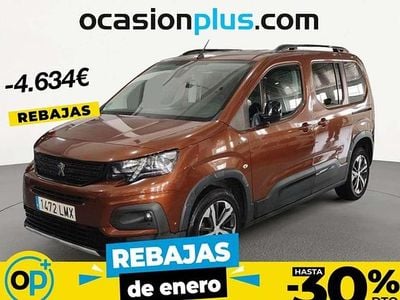 Usado Peugeot Rifter GT-line 99 CV (72 kW) 2021 Marrón Monovolumen
