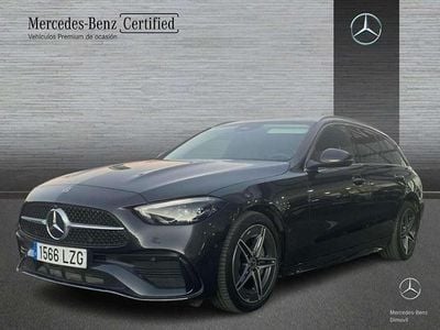 Gris grafito Usado 2022 Mercedes C220 AMG line Familiar | 39.900 € (Precio justo)