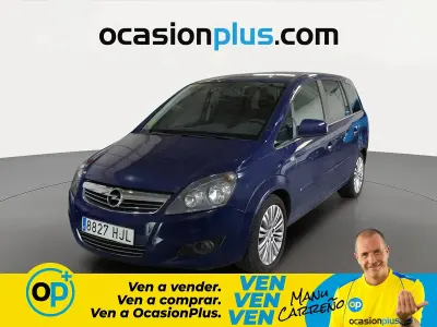 Usado Opel Zafira Enjoy Plus 125 CV (91 kW) 2012 Azul Monovolumen