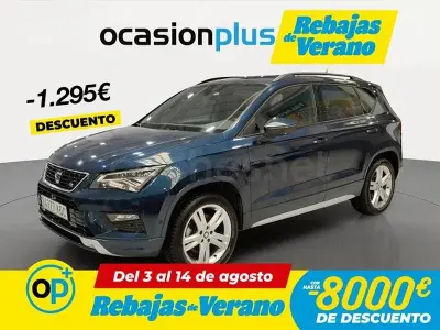 Usado Seat Ateca 4Drive 150 CV (110 kW) 2017 Azul SUV