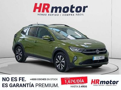 Usado VW Taigo Life 95 CV (69 kW) 2023 Verde SUV