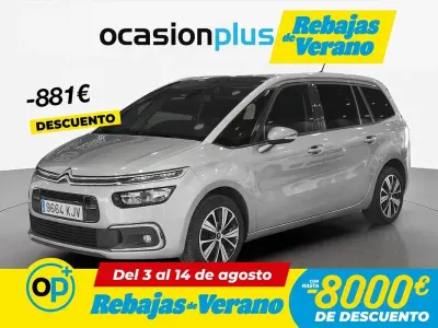 Usado Citroën Grand C4 Picasso Feel 120 CV (88 kW) 2018 Gris Monovolumen