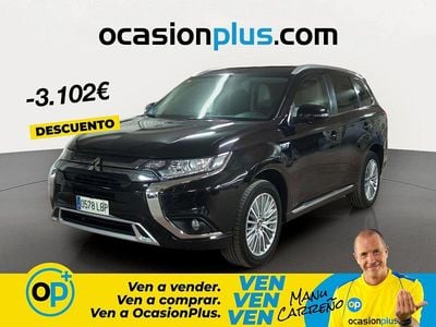 Usado Mitsubishi Outlander P-HEV Motion 224 CV (164 kW) 2019 Negro SUV