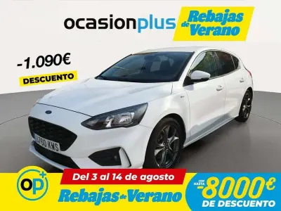Usado Ford Focus ST-Line 125 CV (91 kW) 2019 Blanco Utilitario