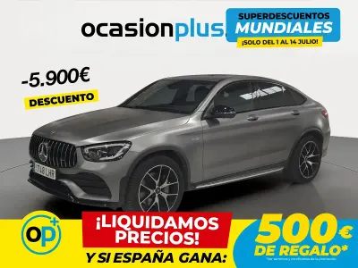 Usado Mercedes GLC43 AMG AMG 390 CV (286 kW) 2020 Gris SUV