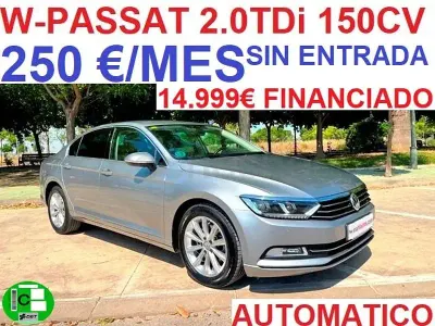 Usado VW Passat Advance 150 CV (110 kW) 2018 Gris / plata Berlina