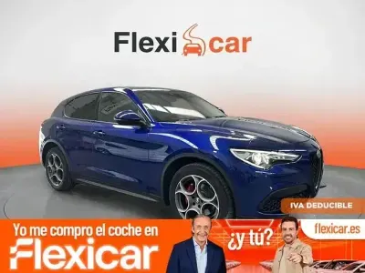 Usado Alfa Romeo Stelvio Sprint 200 CV (147 kW) 2022 Azul SUV