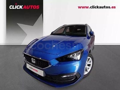 Usado Seat Leon Style 116 CV (85 kW) 2025 Azul Familiar
