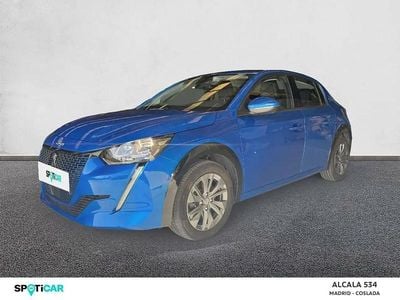 Begagnad Peugeot e-208 Allure 100 kW (136 HK) 2020 Blå Halvkombi