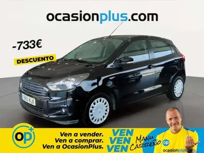 Usado Ford Ka Plus 69 CV (50 kW) 2018 Negro Utilitario