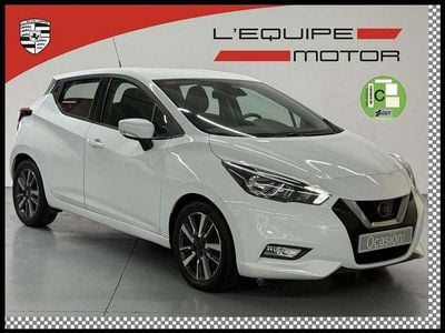 Usado Nissan Micra Acenta 90 CV (66 kW) 2018 Blanco Utilitario