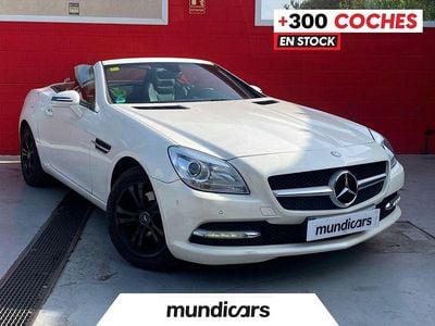 Usado Mercedes SLK200 185 CV (136 kW) 2013 Blanco Descapotable