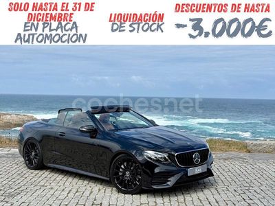Negro Usado 2019 Mercedes E450 Descapotable | 41.900 € (Precio justo)