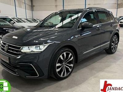 Usado VW Tiguan R-line 150 CV (110 kW) 2021 Gris SUV