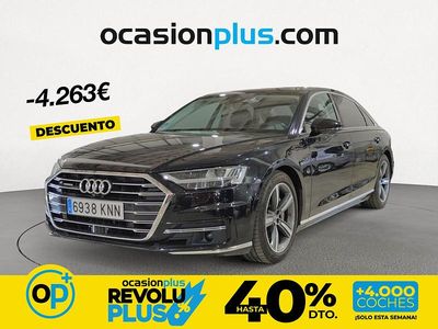 Usado Audi A8 340 CV (250 kW) 2018 Negro Berlina