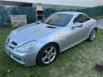 Usado Mercedes SLK200 163 CV (119 kW) 2008 Gris / plata Descapotable