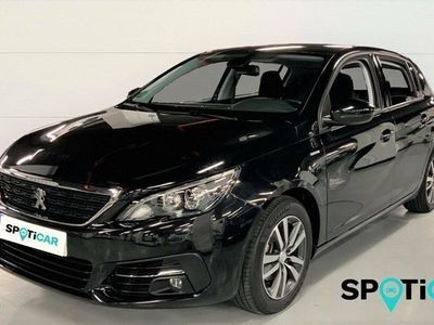 Usado Peugeot 308 Style 130 CV (95 kW) 2021 Negro Berlina