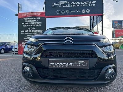 Usado Citroën C3 Feel 83 CV (61 kW) 2022 Negro Berlina