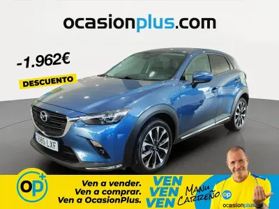 Usado Mazda CX-3 121 CV (88 kW) 2022 Azul SUV