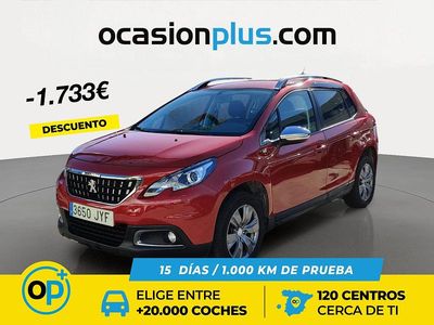Usado Peugeot 2008 Style 110 CV (80 kW) 2017 Rojo SUV