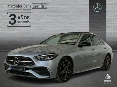 Usado Mercedes C220 AMG line 200 CV (147 kW) 2025 Gris Berlina