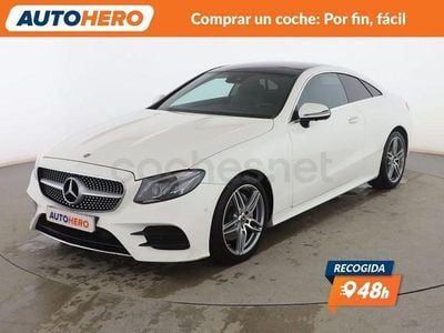 Usado Mercedes E220 AMG line 195 CV (143 kW) 2018 Blanco Coupe