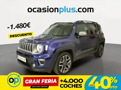 Usado Jeep Renegade Limited 120 CV (88 kW) 2019 Azul SUV