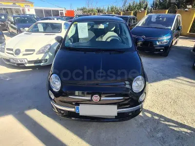 Usado Fiat 500 Lounge 69 CV (50 kW) 2014 Negro Berlina