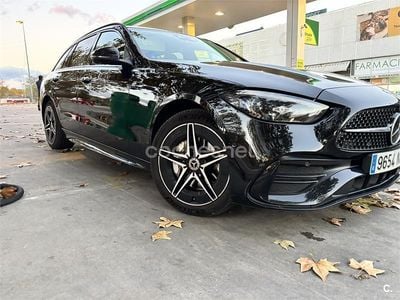 Negro Usado 2022 Mercedes C300e Familiar | 37.900 € (Precio justo)