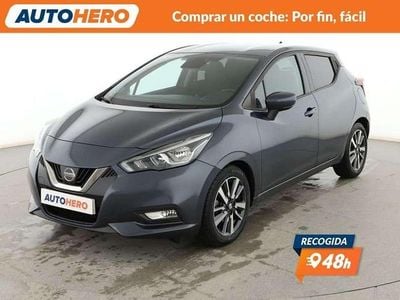 Usado Nissan Micra N-Connecta 90 HP (66 kW) 2017 Cinzento Citadino