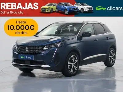 Usado Peugeot 3008 GT 136 CV (100 kW) 2024 Azul SUV