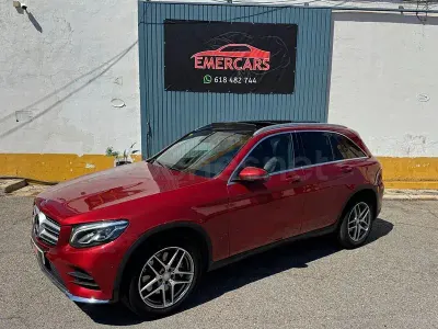 Usado Mercedes GLC250 AMG line 204 CV (150 kW) 2016 Rojo SUV