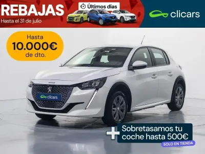 Usado Peugeot e-208 Allure 100 kW (136 CV) 2020 Blanco Utilitario