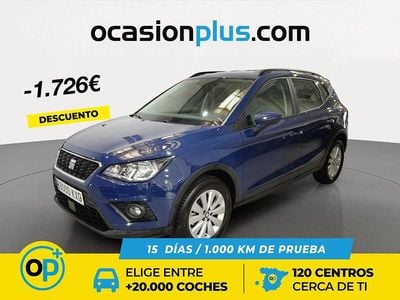 Usado Seat Arona Ecomotive 95 CV (69 kW) 2019 Azul SUV