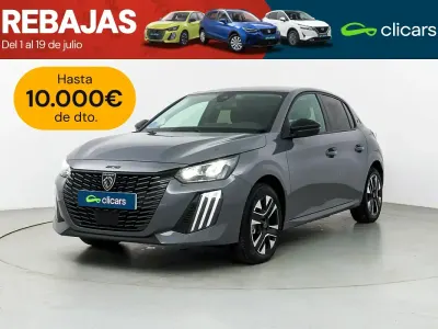 Usado Peugeot e-208 Allure 114 kW (156 CV) 2025 Gris Utilitario